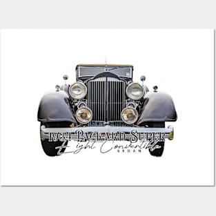 1934 Packard Super Eight Convertible Sedan Posters and Art